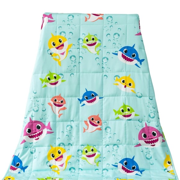 Sivio Weighted Blanket, Cotton Heavy Blanket, Little Shark Weighted Blanket 3 lb - Picture 1 of 5